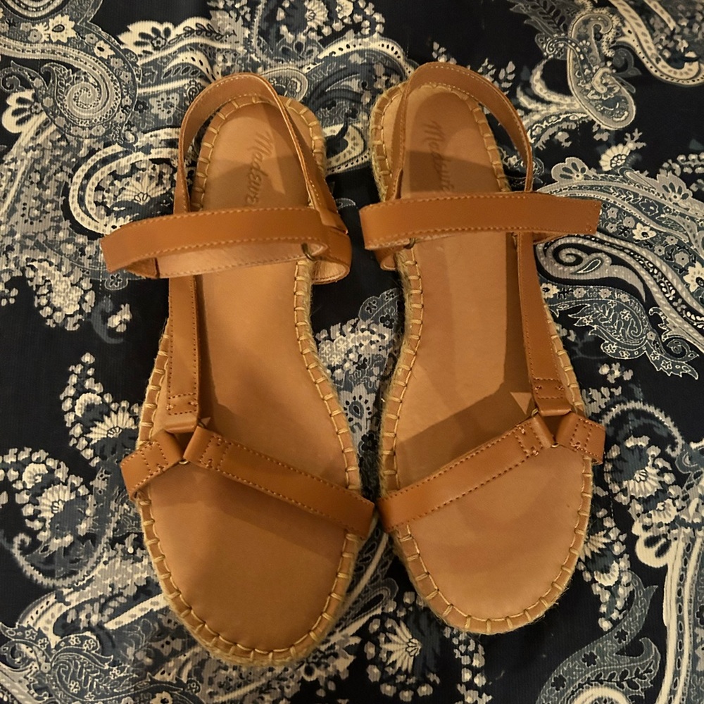 New Madewell Espadrille Sandel Size 10